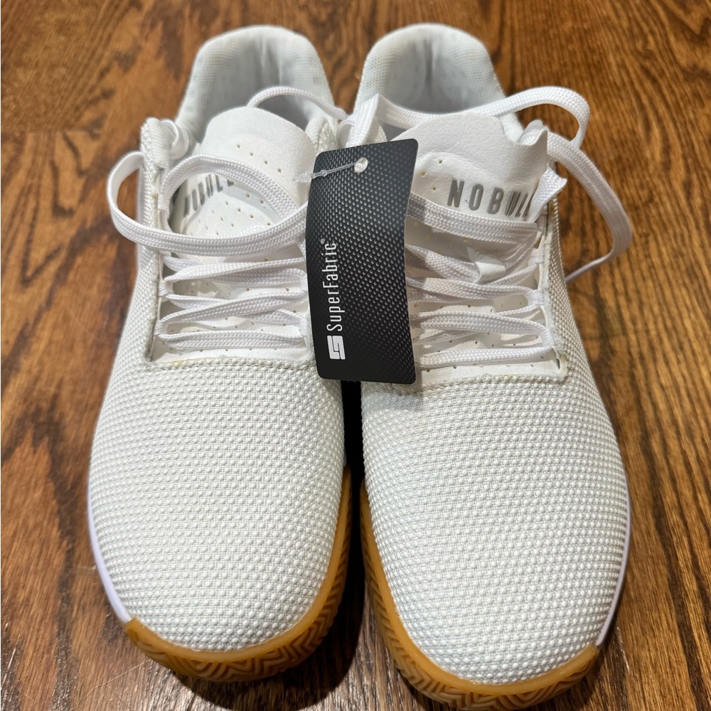 NOBULL White and Tan Court Pickleball Tennis Sneakers NWT